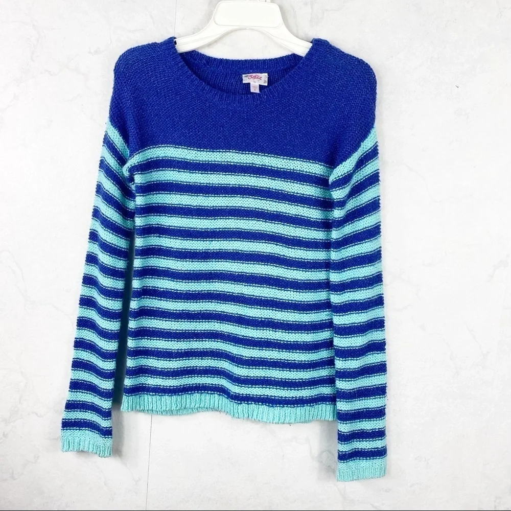 [Justice] Knit Striped Sweater
